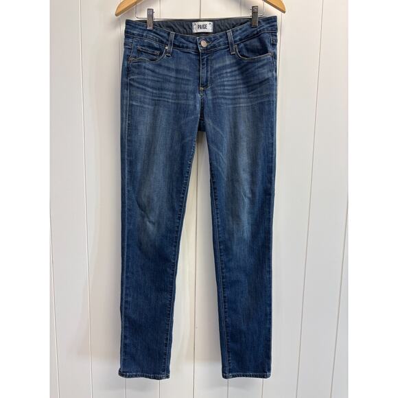 Paige Women's Jimmy Jimmy Skinny Preppy Denim Stretch Jeans Size 28 Everyday - Picture 1 of 9